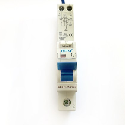 CPN Cudis ROH132B/030 B32 32A 32 Amp 30mA RCBO Circuit Breaker Type AC